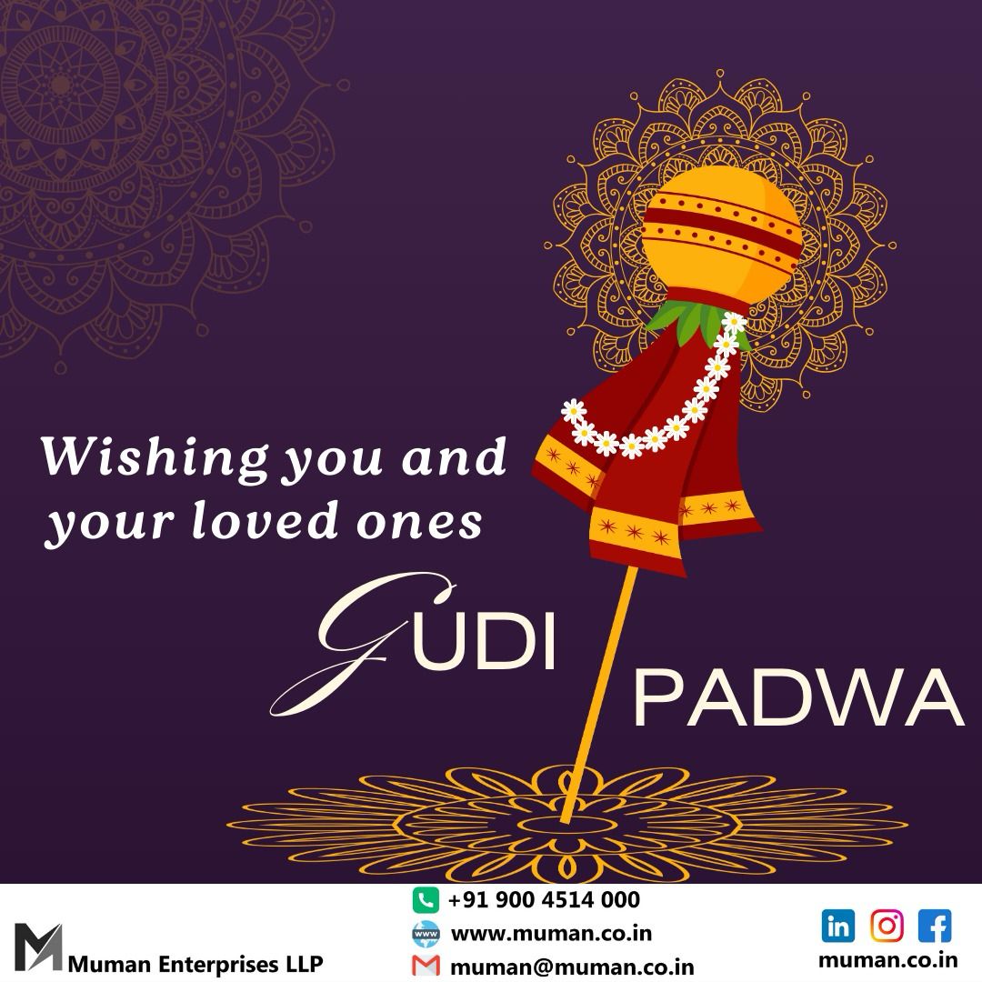  Wishing You a Joyous & Prosperous Gudi Padwa! 