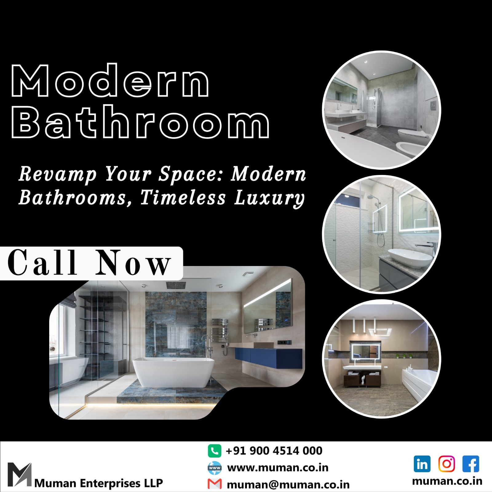 Revamp Your Bathroom with Muman Enterprises LLP!