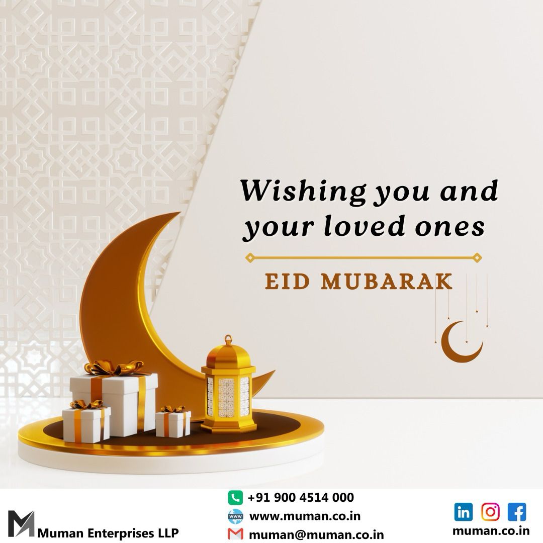  Eid Mubarak from Muman Enterprises LLP! 